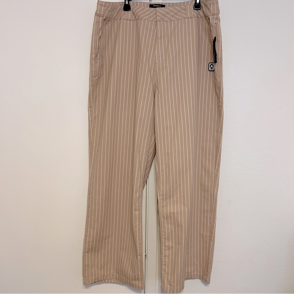 Airwalk Forever 21 wide leg pin stripe pants